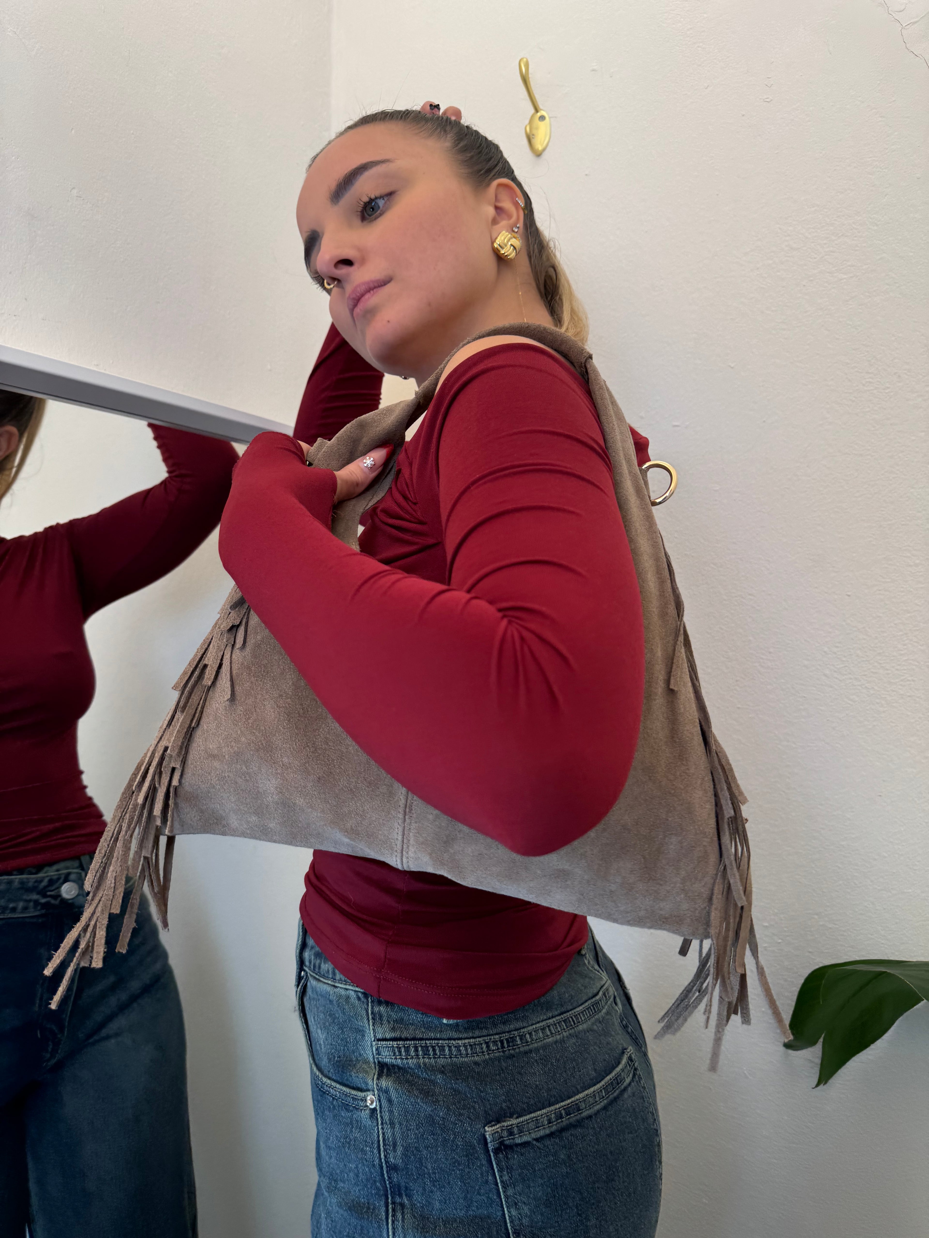 Borsa Grande Vera Pelle